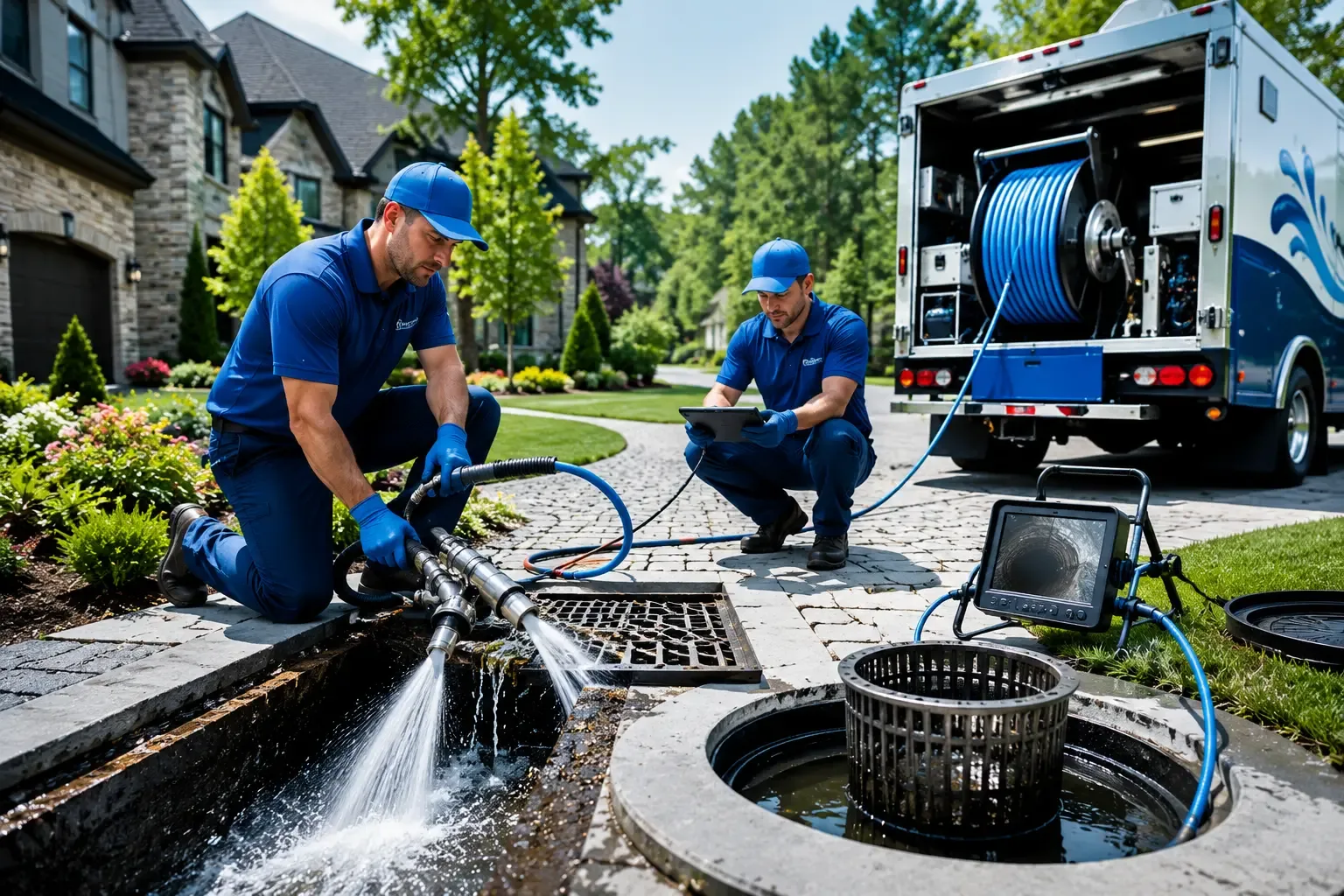 Local outdoor drain cleaning professionals in Everetts, NC